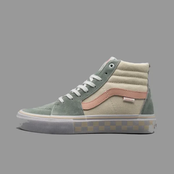 ونس اسکیت پرو صورتی سبز ساقدار | Vans SK8-Hi Pro Washout