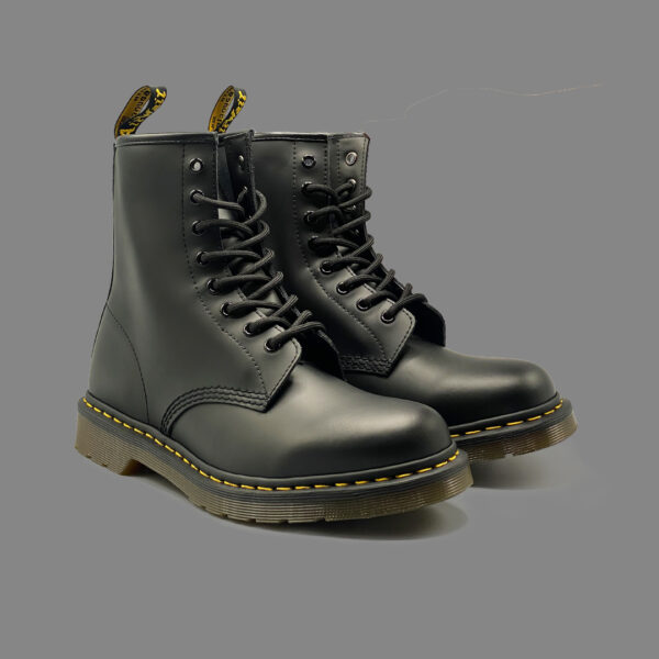 بوت دکتر مارتینز 1460 مشکی اسموف | Dr.Martens 1460 Black Smoof - Image 2