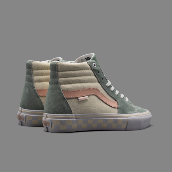 ونس اسکیت پرو صورتی سبز ساقدار | Vans SK8-Hi Pro Washout - Image 3