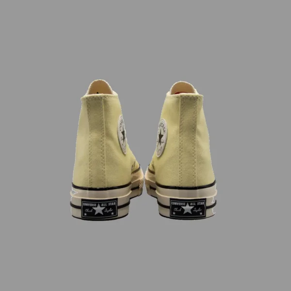 کانورس 1970 زرد کمرنگ ساقدار | Converse 1970s Creamy Yellow Hightop - Image 4