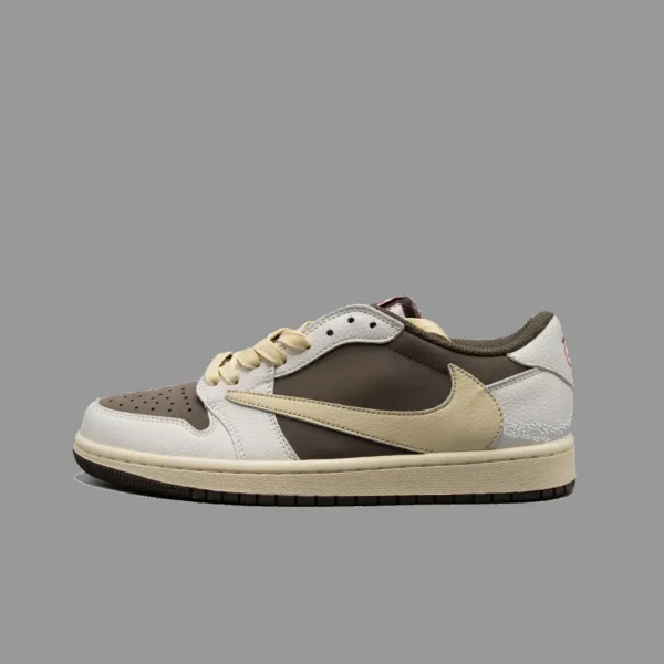 نایکی ایرجردن 1 ترویس اسکات ریورس موکا ساق کوتاه | Nike Air Jordan 1 Low Travis Scott Reverse Mocha