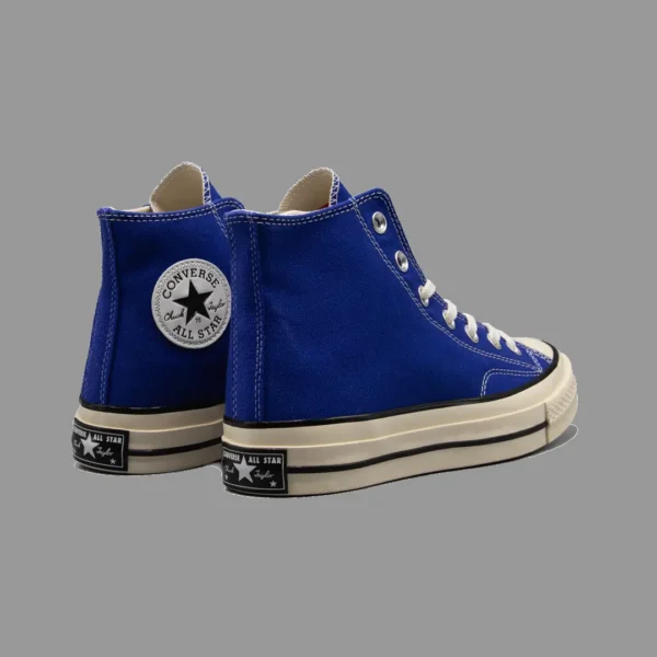 کانورس 1970 آبی کاربنی ساقدار | Converse 1970s Lake Blue Hightop - Image 2