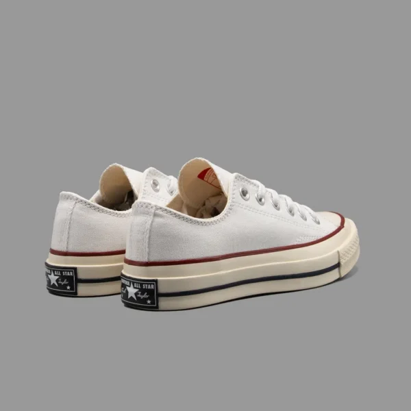 کانورس 1970s سفید ساق کوتاه | Converse Chuck 70s White Lowtop - Image 3