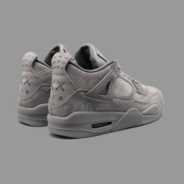نایکی ایرجردن ۴ کاز طوسی | Nike Air Jordan 4 Kaws Cool Grey - Image 3