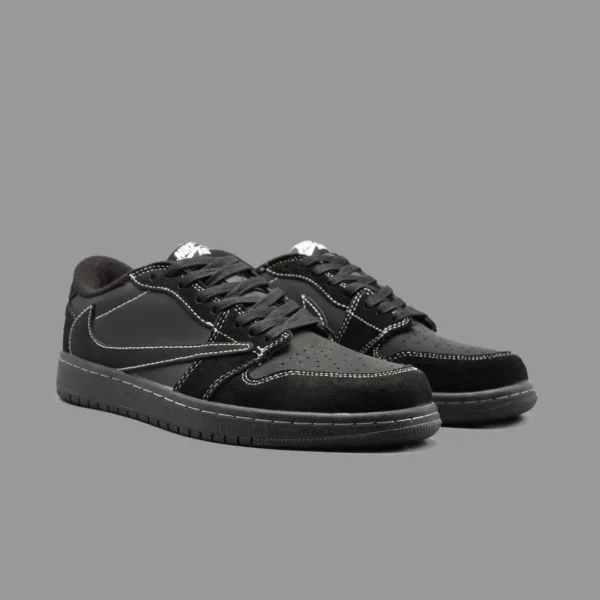 نایکی ایرجردن 1 ترویس اسکات بلک فنتوم ساق کوتاه | Nike Air Jordan 1 Low Travis Scott Black Phantom - Image 2