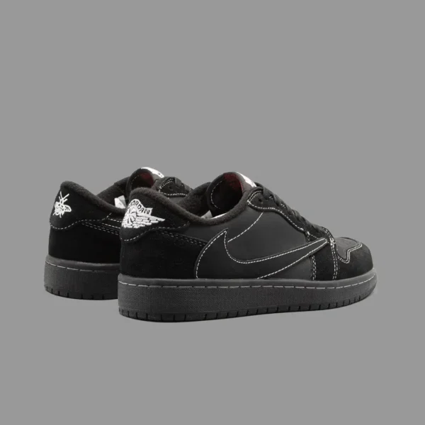 نایکی ایرجردن 1 ترویس اسکات بلک فنتوم ساق کوتاه | Nike Air Jordan 1 Low Travis Scott Black Phantom - Image 3