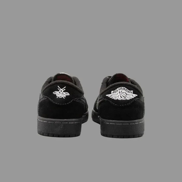 نایکی ایرجردن 1 ترویس اسکات بلک فنتوم ساق کوتاه | Nike Air Jordan 1 Low Travis Scott Black Phantom - Image 4