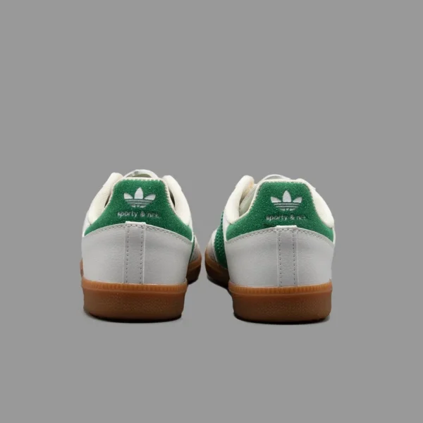 آدیداس سامبا اسپورتی اند ریچ سفید سبز | Adidas Samba Sporty And Rich White/Green/Caramel - Image 4