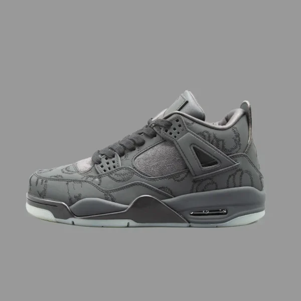 نایکی ایرجردن ۴ کاز طوسی تیره | Nike Air Jordan 4 Kaws Dark Gray