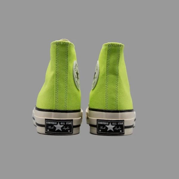 کانورس 1970 سبز لیمویی ساقدار | Converse 1970s Lime Green Hightop - Image 4