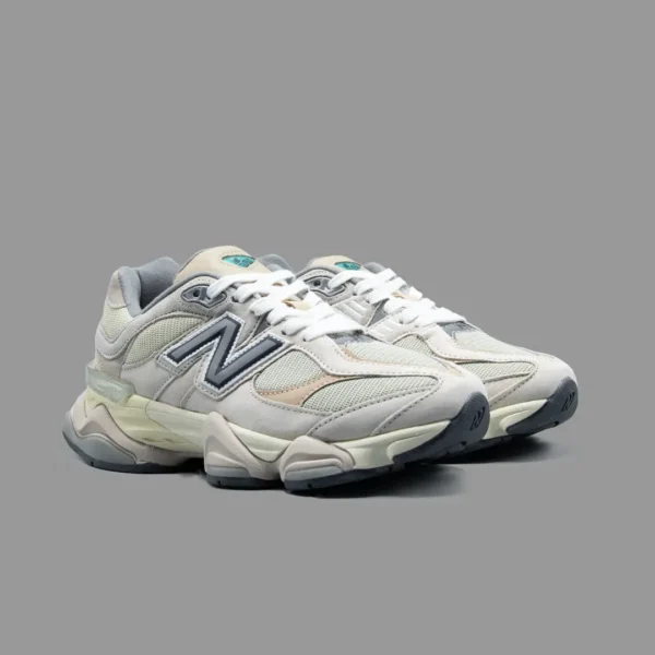 نیوبالانس 9060 سبز طوسی عاجی | New Balance 9060 Green Ivory Grey - Image 2