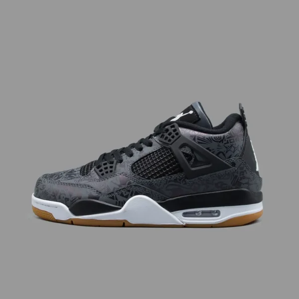 نایکی ایرجردن ۴ لیزر مشکی | Nike Air Jordan 4 Laser Black Gum