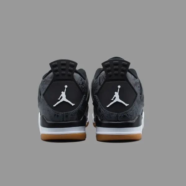نایکی ایرجردن ۴ لیزر مشکی | Nike Air Jordan 4 Laser Black Gum - Image 4