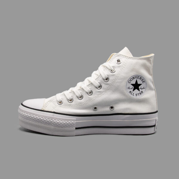 کانورس پلتفرم سفید ساقدار | Converse Platform White Hightop