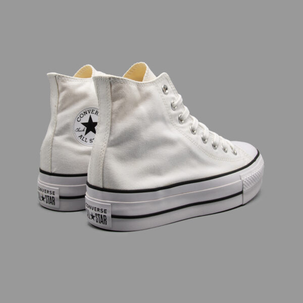 کانورس پلتفرم سفید ساقدار | Converse Platform White Hightop - Image 3