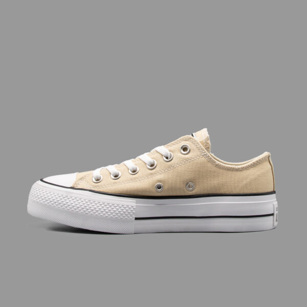 کانورس پلتفرم کرم ساق کوتاه | Converse Platform Cream Lowtop