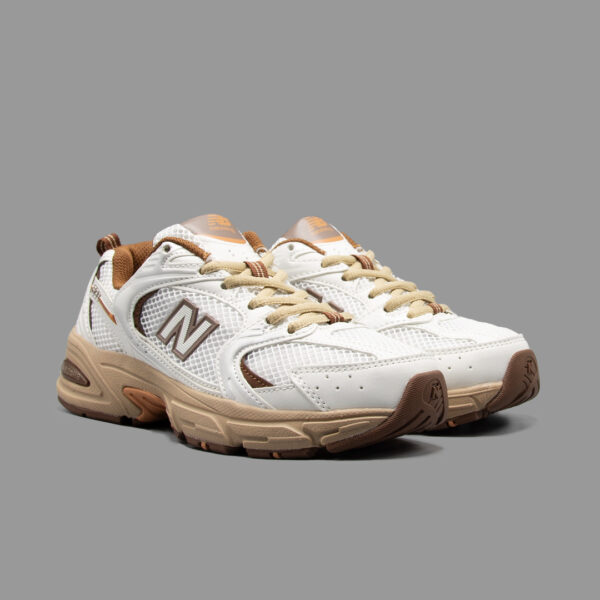 نیوبالانس 530 سفید کاراملی | New Balance 530 White Caramel - Image 2