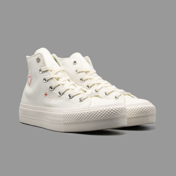 کانورس پلتفرم ولنتاین 2 ساقدار | Converse Platform Valentine ll Hightop - Image 2