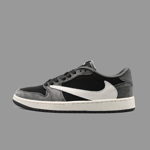 نایکی جردن 1 ساق کوتاه ترویس اسکات طوسی | Nike Jordan 1 Low Travis Scott Grey
