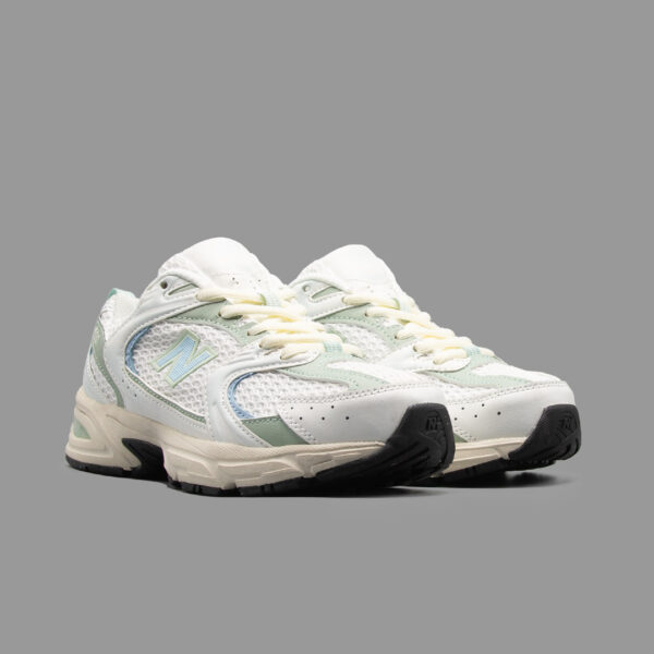 نیوبالانس 530 سفید آبی سبز | New Balance 530 White Blue Green - Image 2