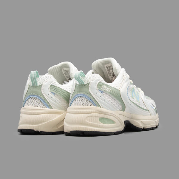 نیوبالانس 530 سفید آبی سبز | New Balance 530 White Blue Green - Image 3