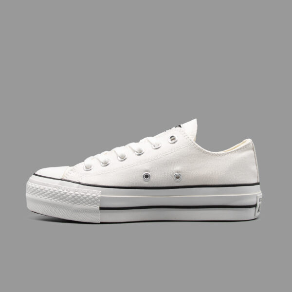 کانورس پلتفرم سفید ساق کوتاه | Converse Platform White Lowtop