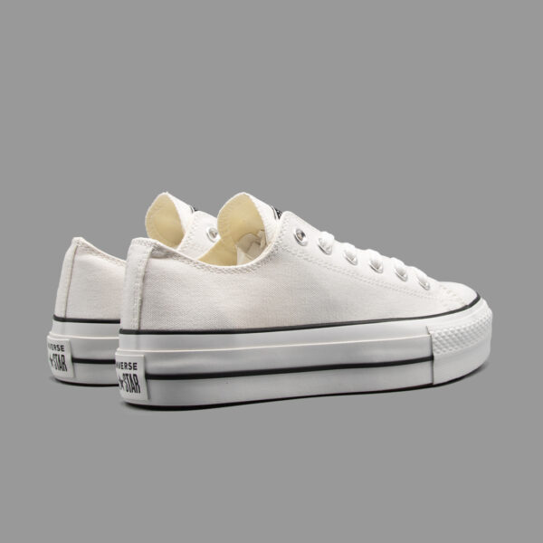 کانورس پلتفرم سفید ساق کوتاه | Converse Platform White Lowtop - Image 3