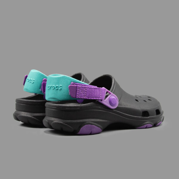 کراکس آل ترین مشکی بنفش | Crocs All Terrain Black-Purple - Image 4
