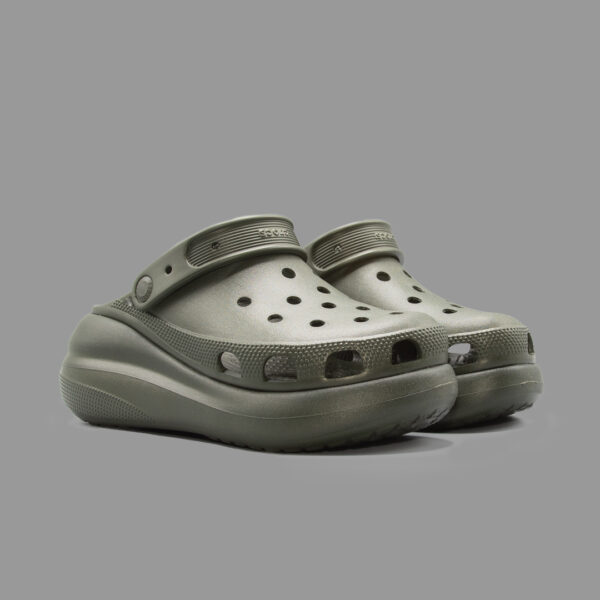 کراکس کراش سبز زیتونی | Crocs Crush Olive Green - Image 2