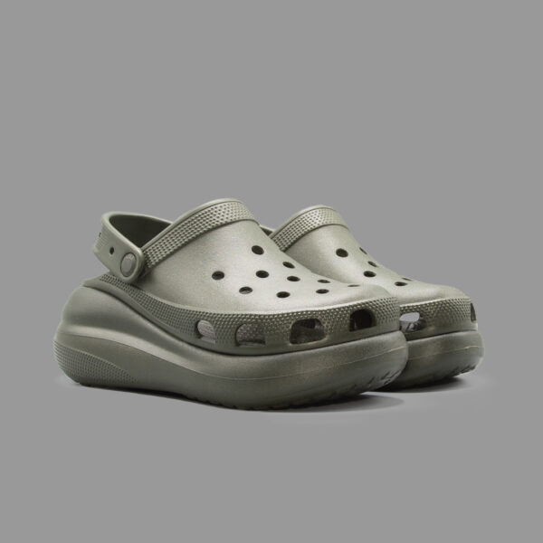 کراکس کراش سبز زیتونی | Crocs Crush Olive Green - Image 3