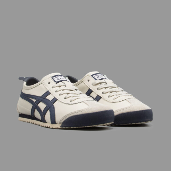 اسیکس اونیتسوکا تایگر مکزیکو 66 کرم سرمه ای | Asics onitsuka Tiger Mexico 66 Cream Navy - Image 2