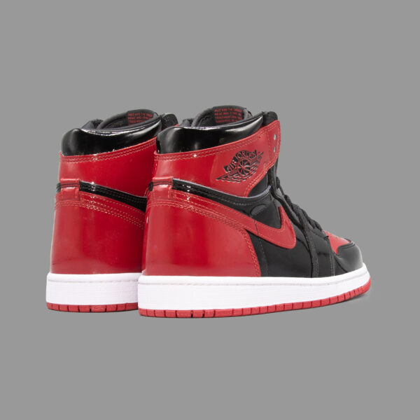 نایکی جردن 1 پیتنت برد ساقدار | Air Jordan 1 OG High Patent Bred - Image 3