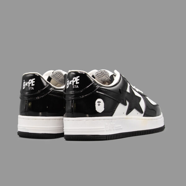 بیپ استا مشکی سفید | Bape STA Black White - Image 3