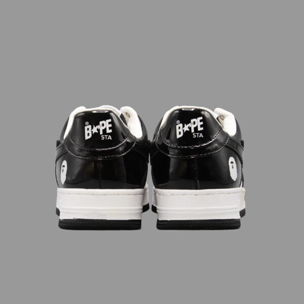 بیپ استا مشکی سفید | Bape STA Black White - Image 4