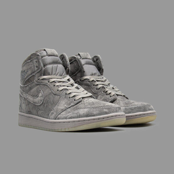 نایکی جردن 1 کاز طوسی تیره ساقدار | Air Jordan 1 OG High Kaws Dark Gray - Image 2