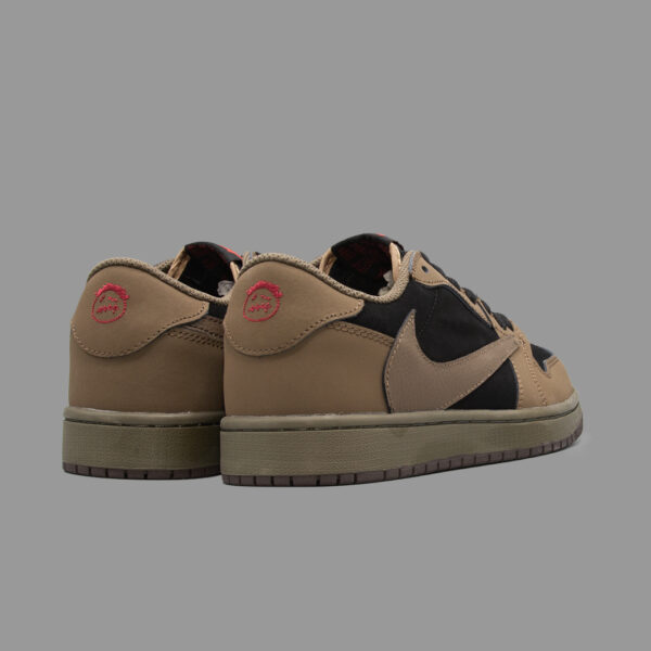 نایکی جردن 1 ترویس اسکات قهوه ای مشکی | Air Jordan 1 Low Travis Scott Brown Black - Image 3
