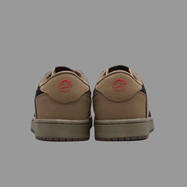 نایکی جردن 1 ترویس اسکات قهوه ای مشکی | Air Jordan 1 Low Travis Scott Brown Black - Image 4