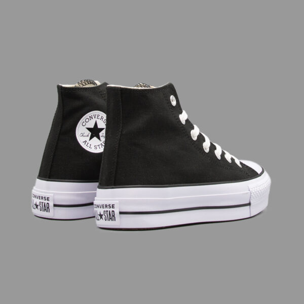 کانورس پلتفرم مشکی ساق بلند | Converse Platform Black Hightop - Image 3