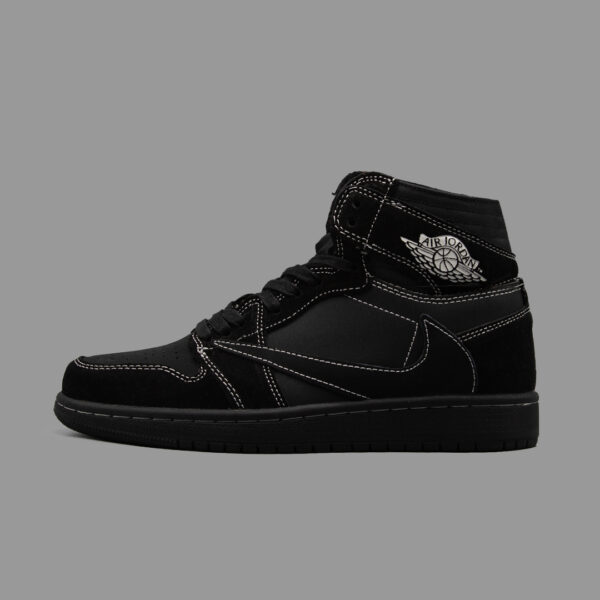 نایکی ایرجردن 1 ترویس اسکات بلک فنتوم ساق بلند | Nike Air Jordan 1 Hightop Travis Scott Black Phantom