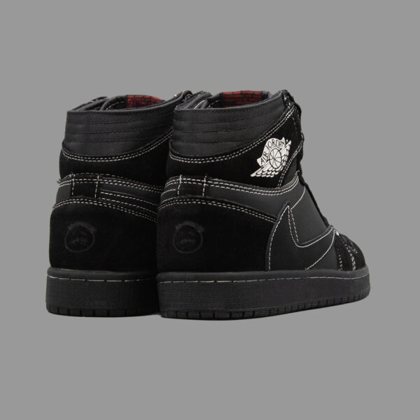 نایکی ایرجردن 1 ترویس اسکات بلک فنتوم ساق بلند | Nike Air Jordan 1 Hightop Travis Scott Black Phantom - Image 3