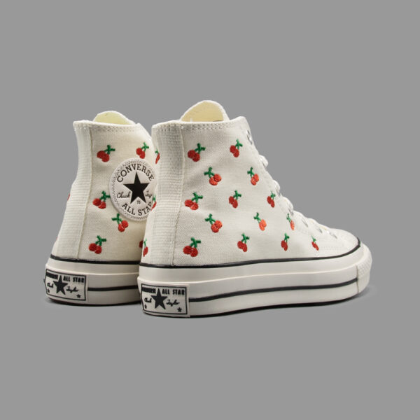 کانورس 1970 گیلاسی ساقدار | Converse 1970s Cherries Hightop - Image 3