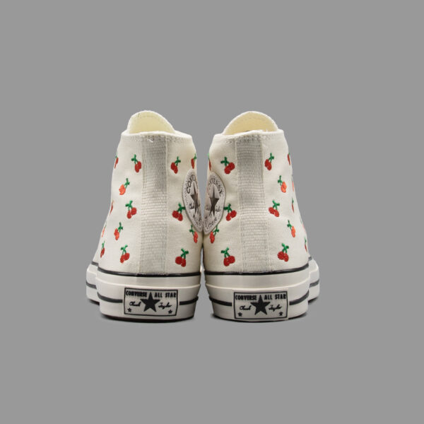کانورس 1970 گیلاسی ساقدار | Converse 1970s Cherries Hightop - Image 4