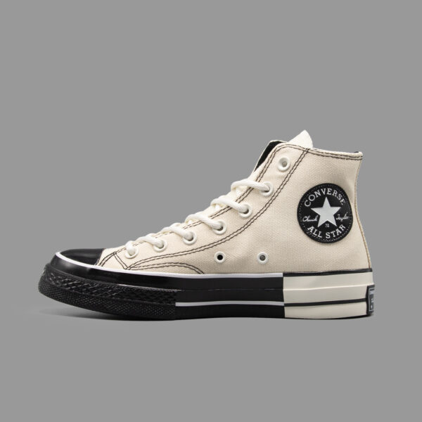 کانورس 1970 عاجی مشکی | Converse Chuck 70s Ivory Black