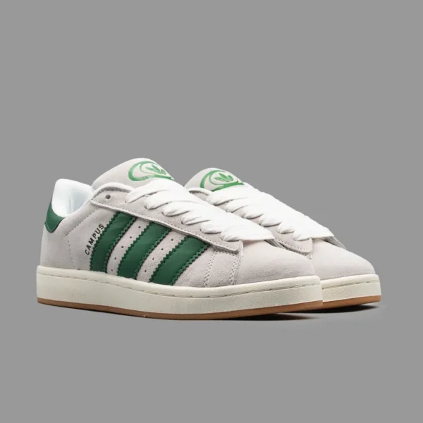 آدیداس کمپس طوسی/سبز | Adidas Campus Gray/Green - Image 2