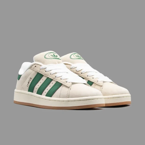 آدیداس کمپس کرم سبز | Adidas Campus Cream/Green - Image 2