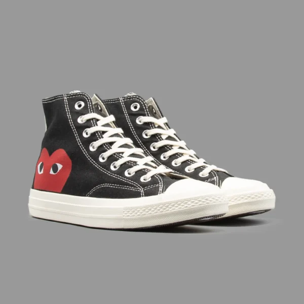 کانورس پلی مشکی ساقدار | Converse Cdg Play Black Hightop - Image 2