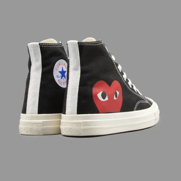 کانورس پلی مشکی ساقدار | Converse Cdg Play Black Hightop - Image 3