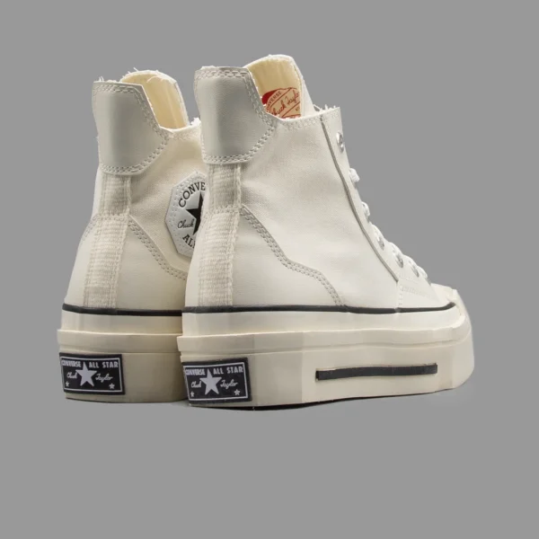 کانورس اسکوئرد شیری ساق بلند | Converse De Luxe Squared Beige Hightop - Image 3