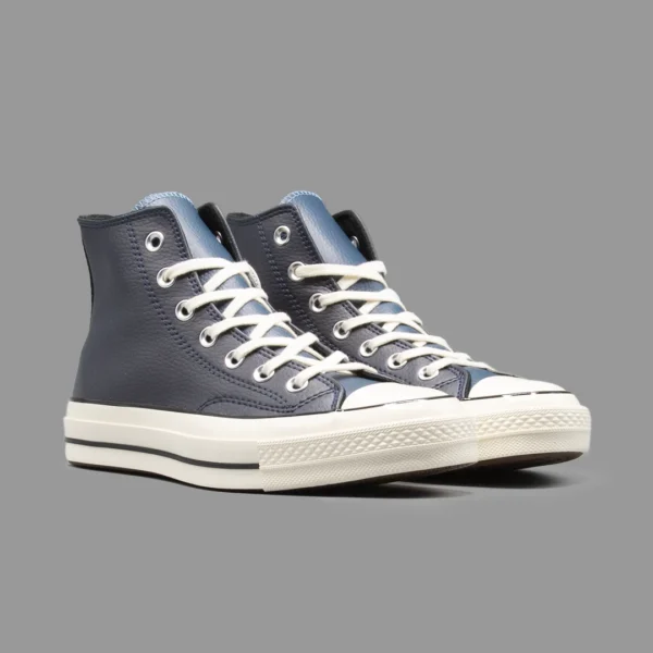 کانورس چرم سرمه ای ساقدار | Converse Obsidian Leather Hightop - Image 2
