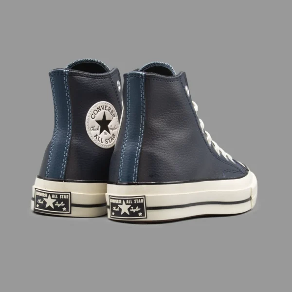 کانورس چرم سرمه ای ساقدار | Converse Obsidian Leather Hightop - Image 3